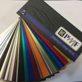 Веер с образцами плёнок - KPMF Premium Wrap Films, фото 1