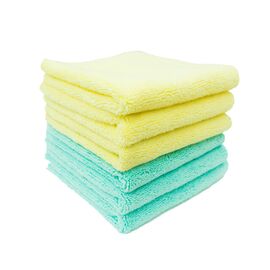 Разноворсовое полотенце для располировки (6шт), PURESTAR Two face edge less buffing towel (32х32см), фото 1